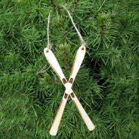 Crossed Skis Ornament