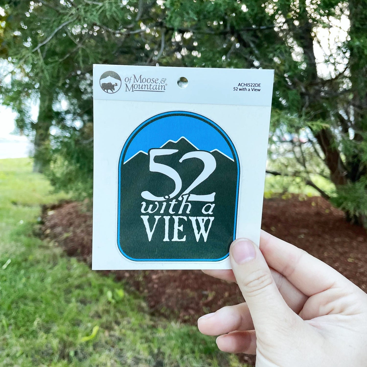 52 With A View Arched Sticker