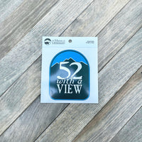 52 With A View Arched Sticker