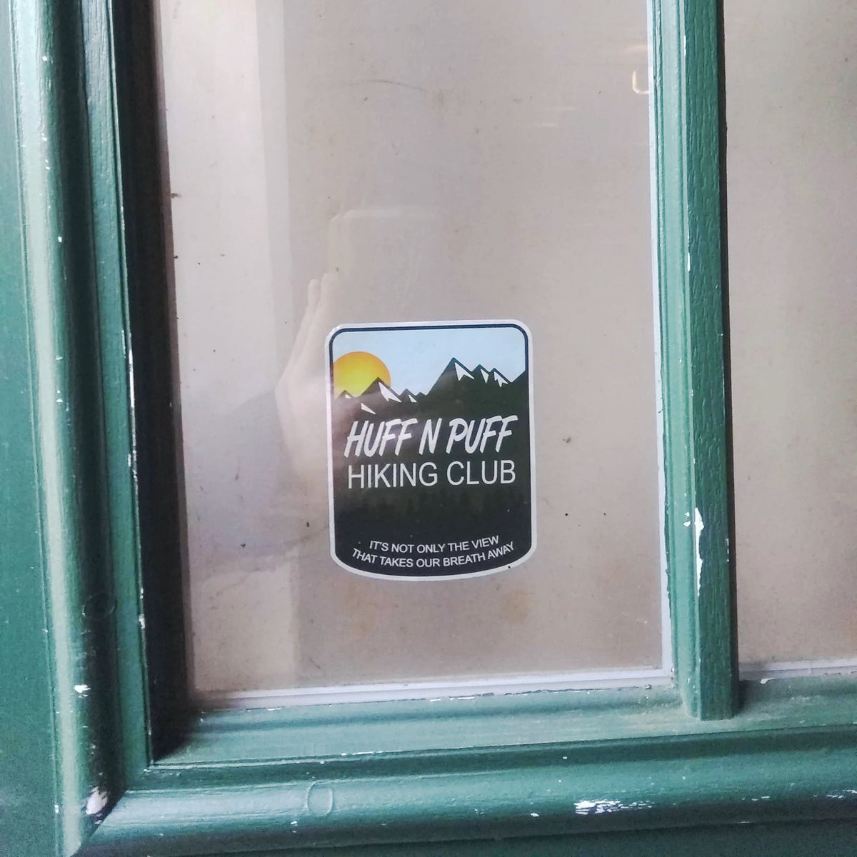 Huff N Puff Hiking Club Sticker