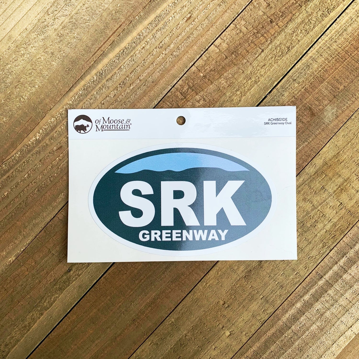 SRK Greenway Trail Oval Sticker