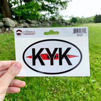 KYK (Kayak) Sticker
