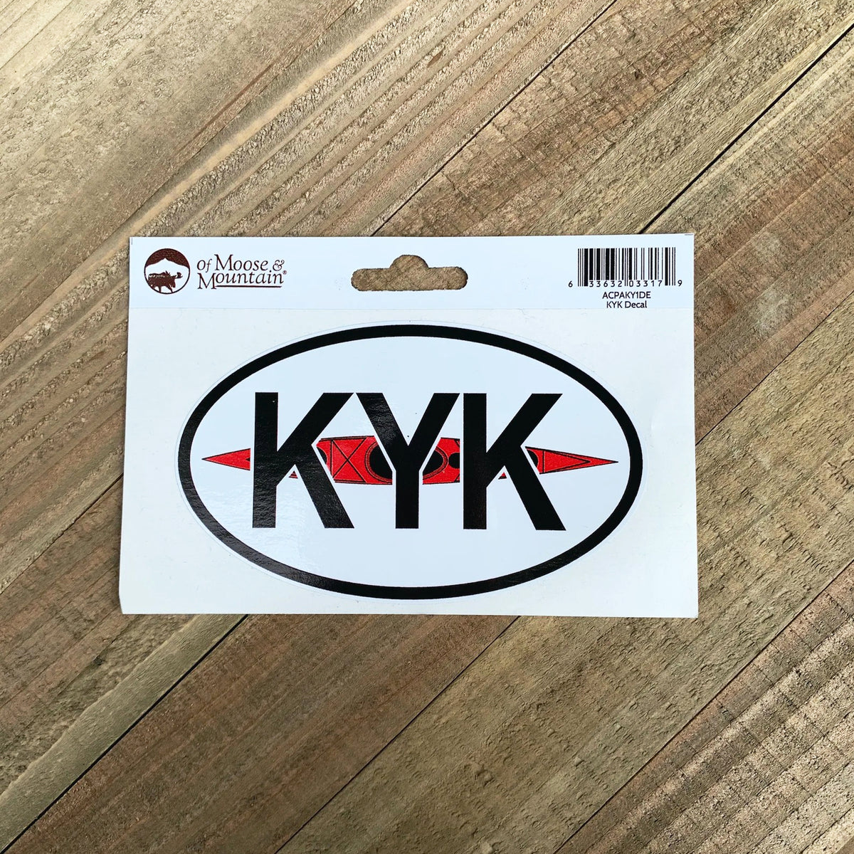 KYK (Kayak) Sticker