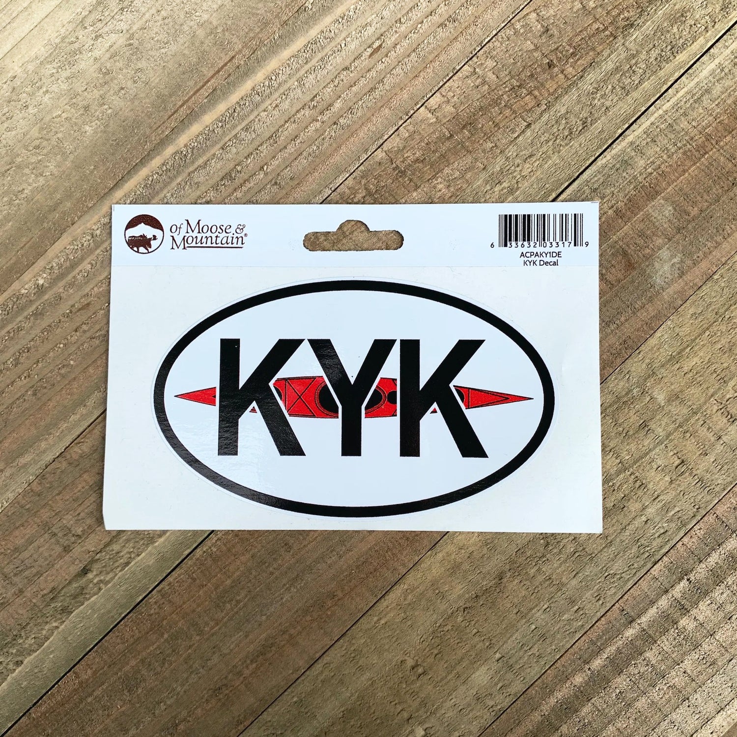 KYK (Kayak) Sticker
