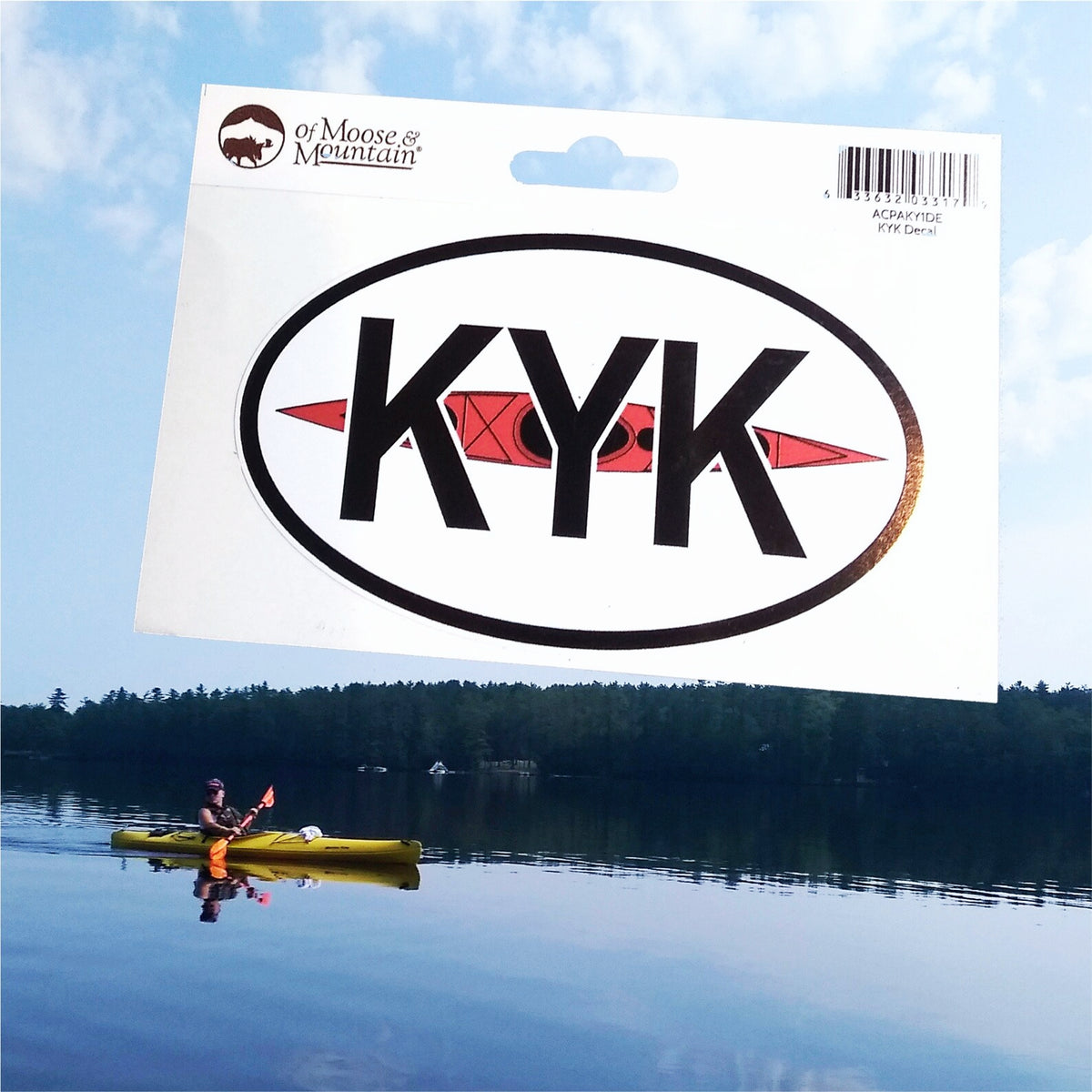 KYK (Kayak) Sticker