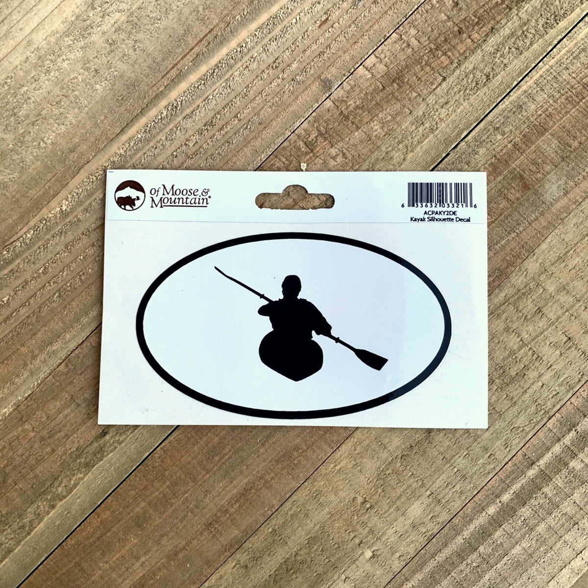 Kayaking Silhouette Sticker