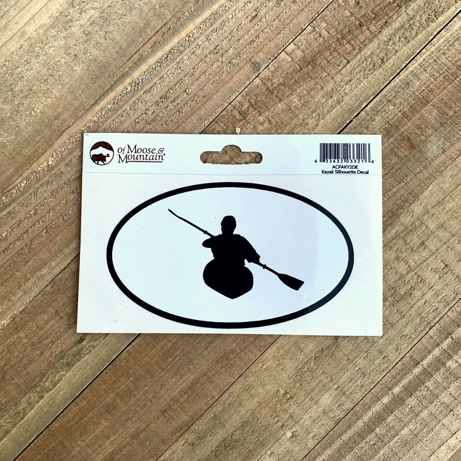 Kayaking Silhouette Sticker