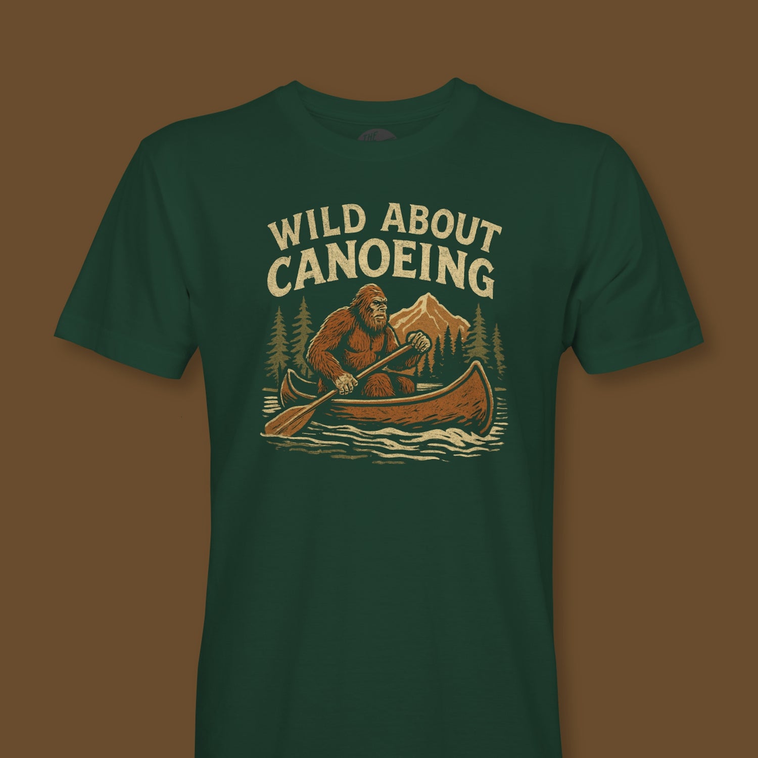 Wild About Canoeing Bigfoot T-Shirt