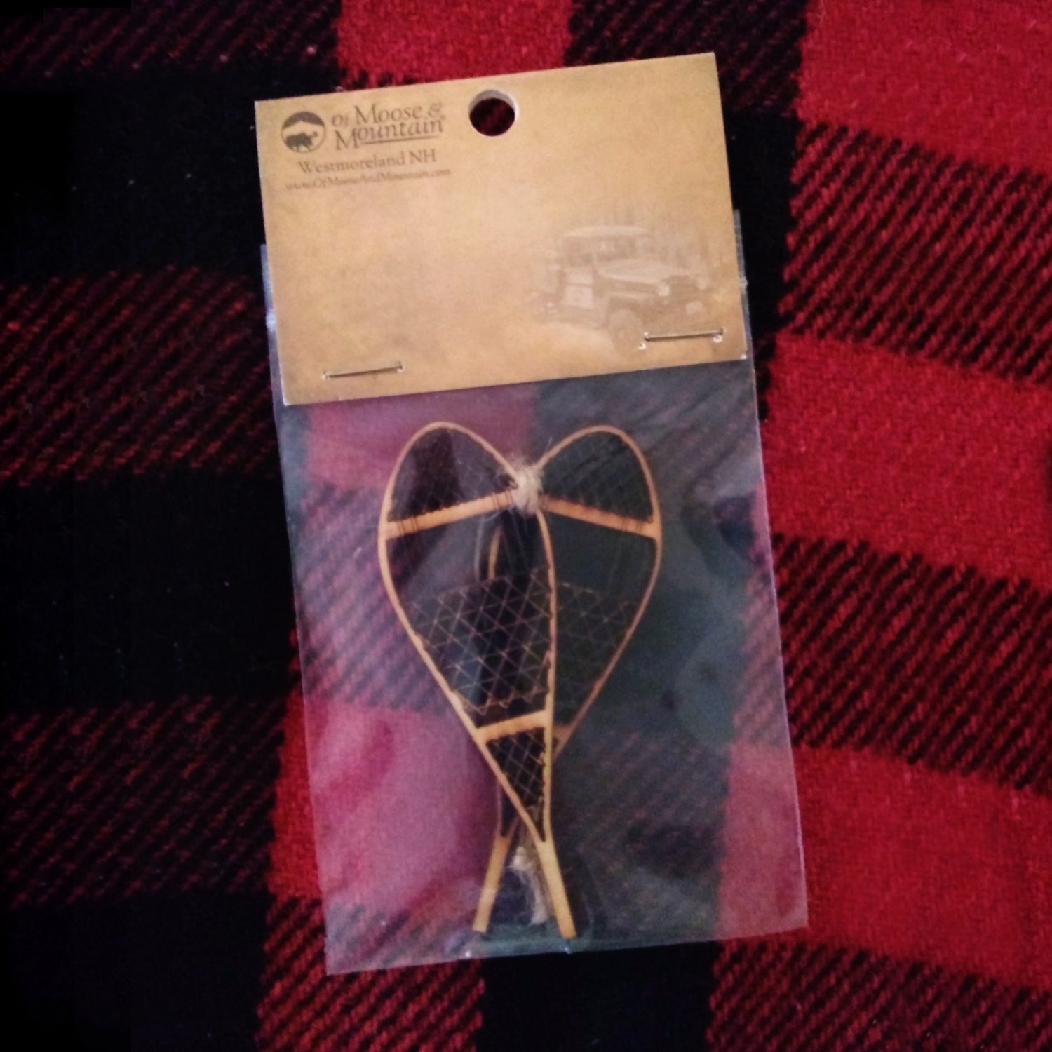 Crossed Snowshoes Ornament