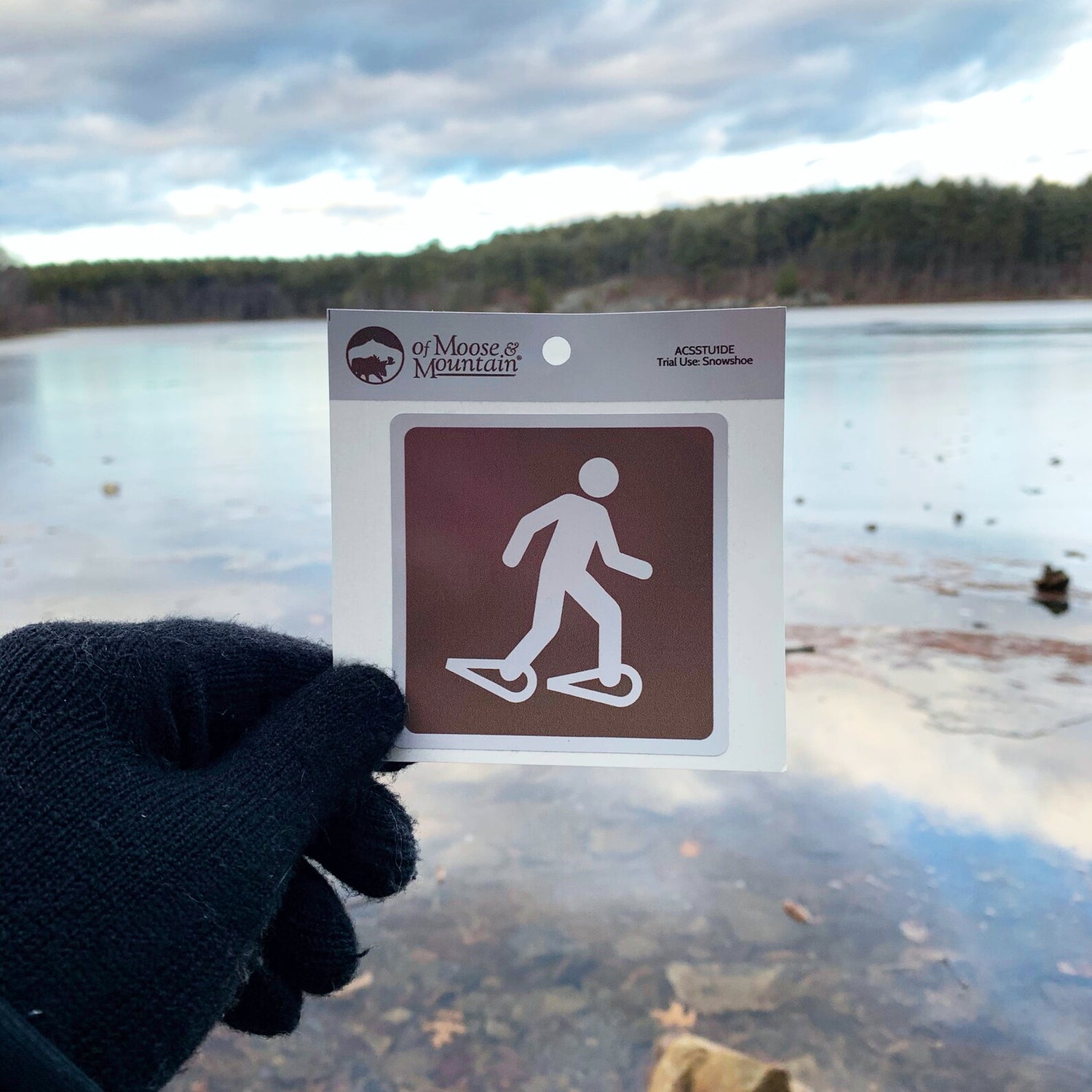Snowshoe Trail Sticker