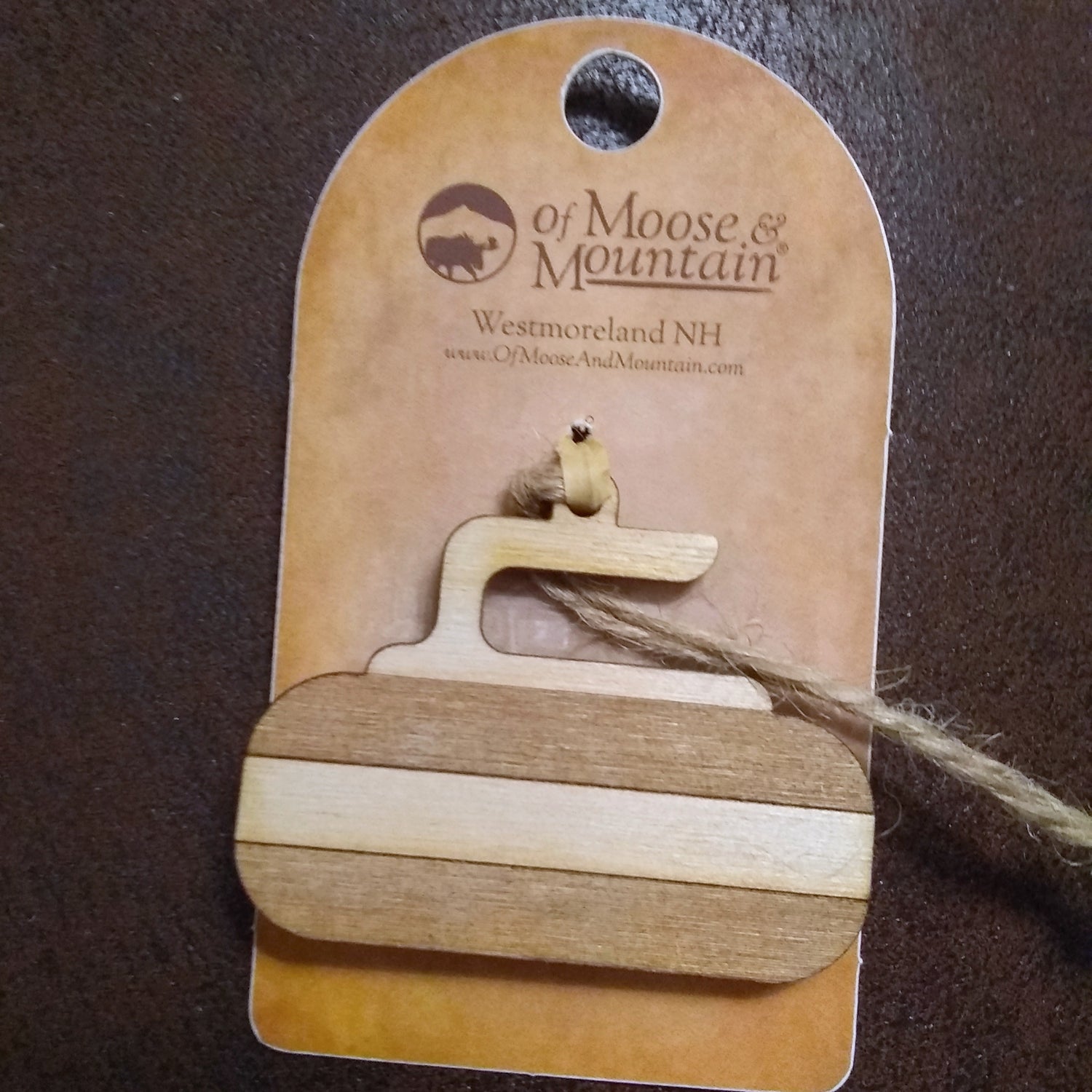 Curling Stone Ornament