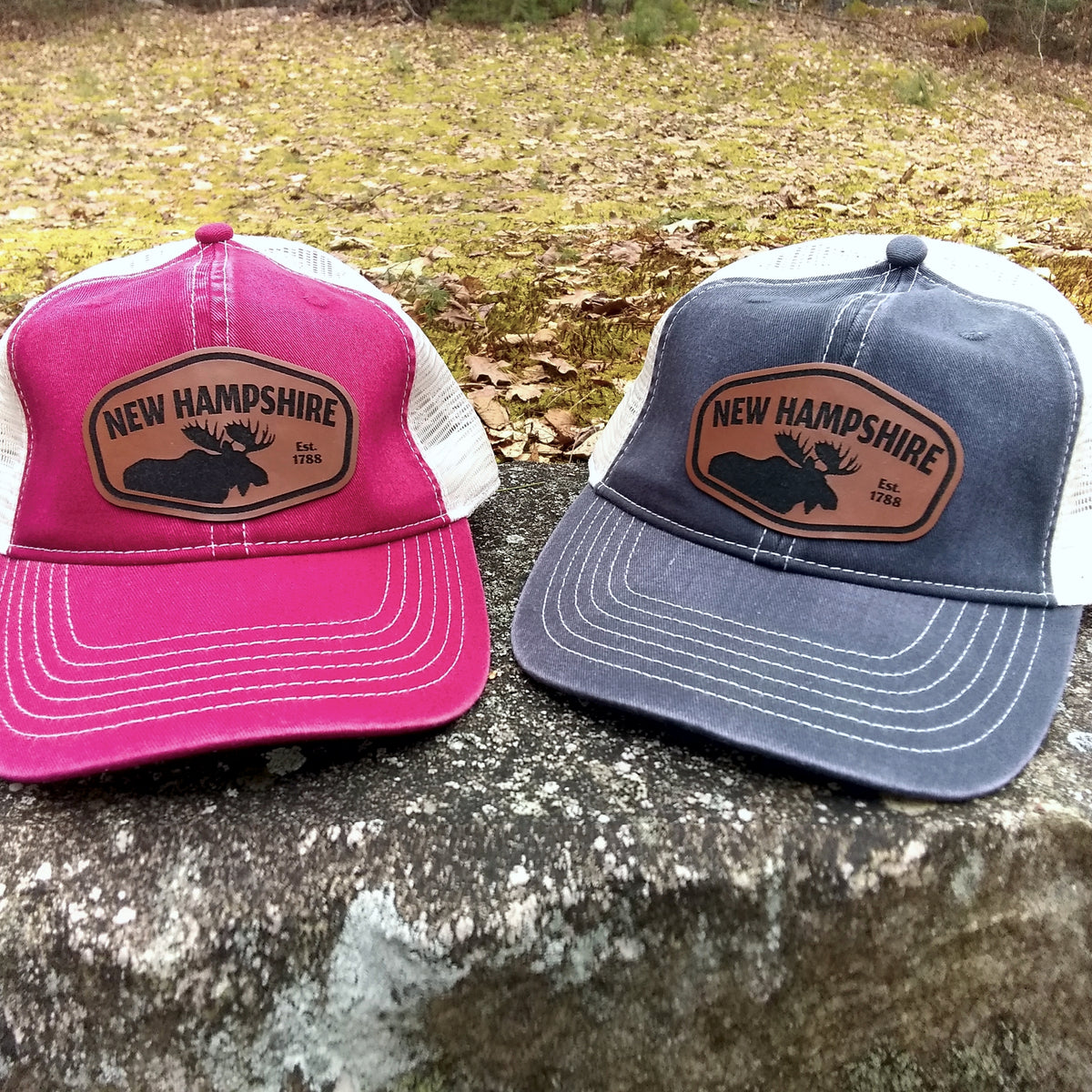 New Hampshire Moose Patch Hat