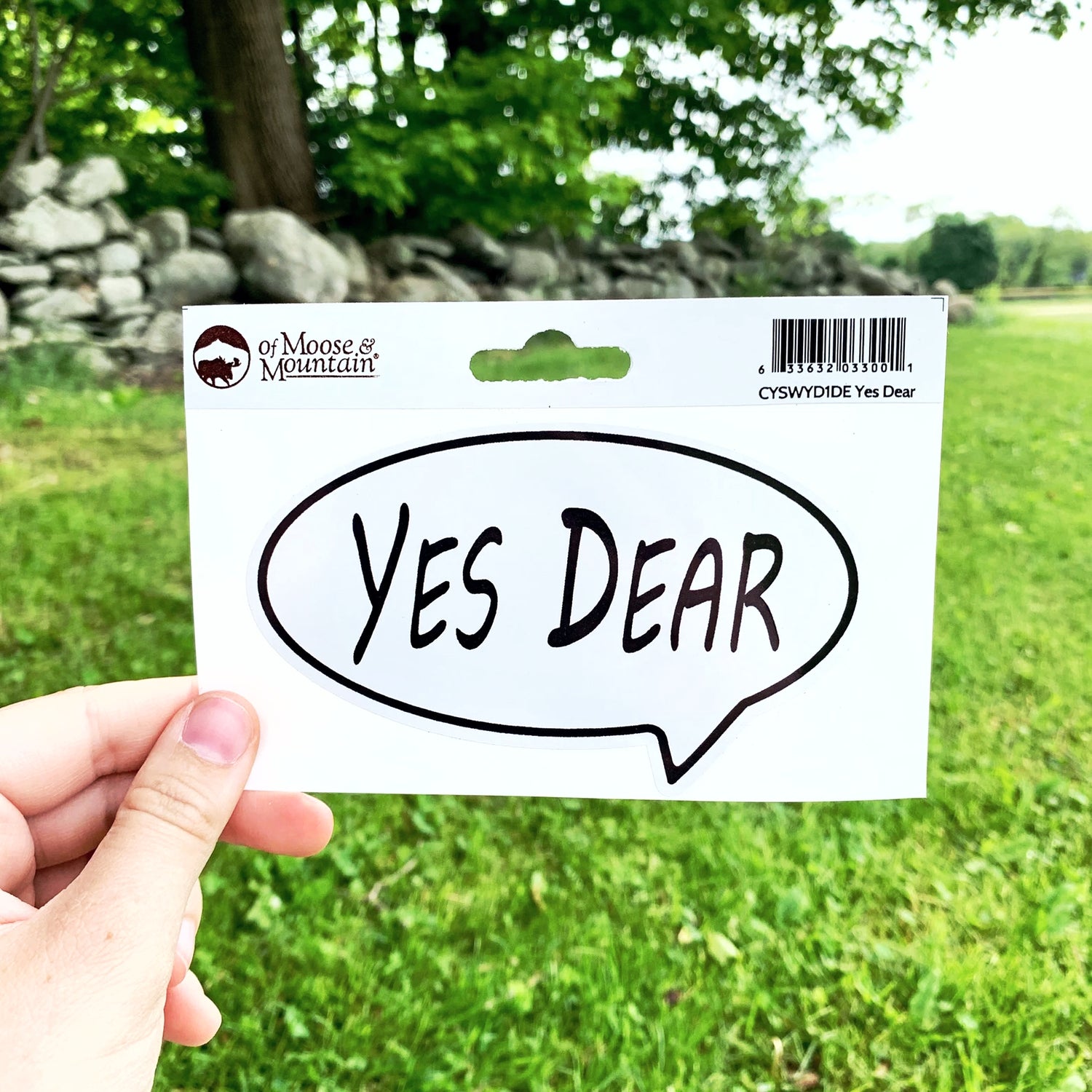 Yes Dear Sticker