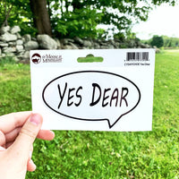 Yes Dear Sticker