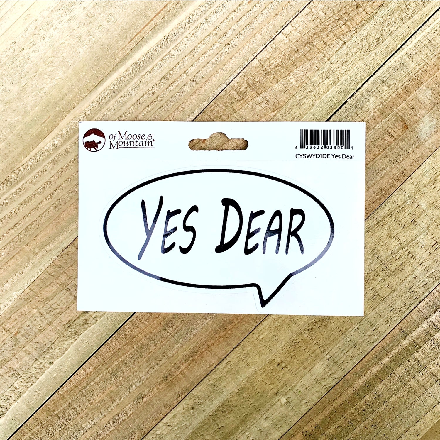 Yes Dear Sticker