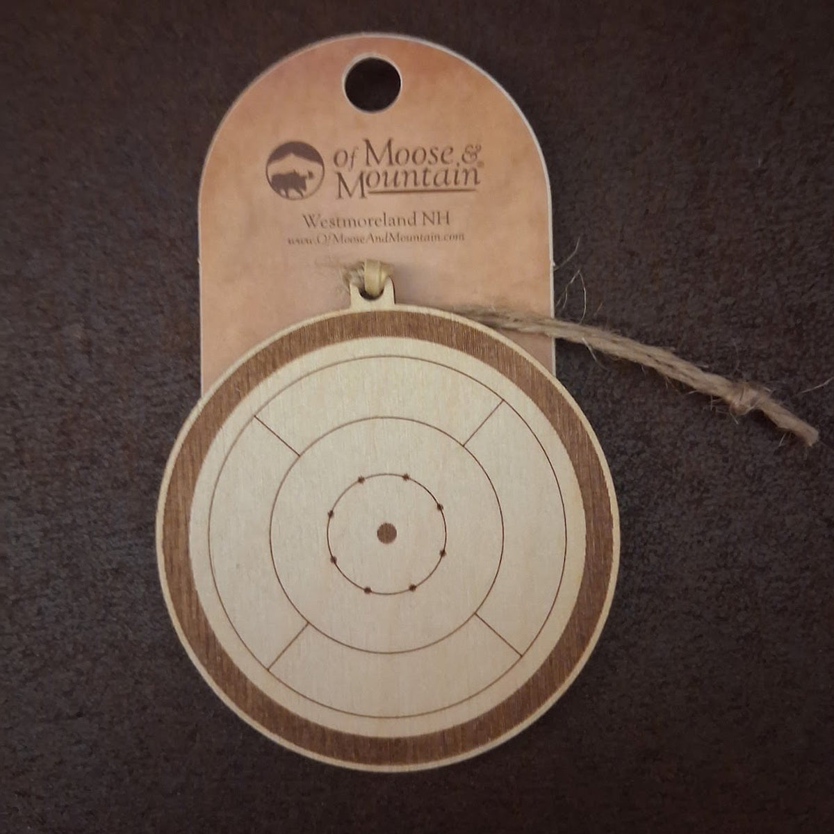 Crokinole Board Ornament