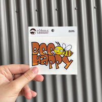 Bee Happy Sticker