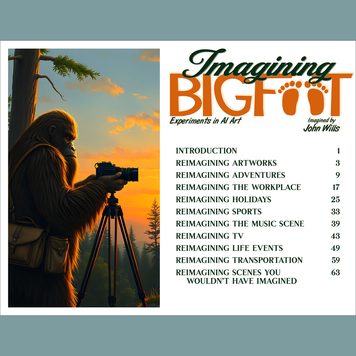 Imagining Bigfoot Coffee Table Book