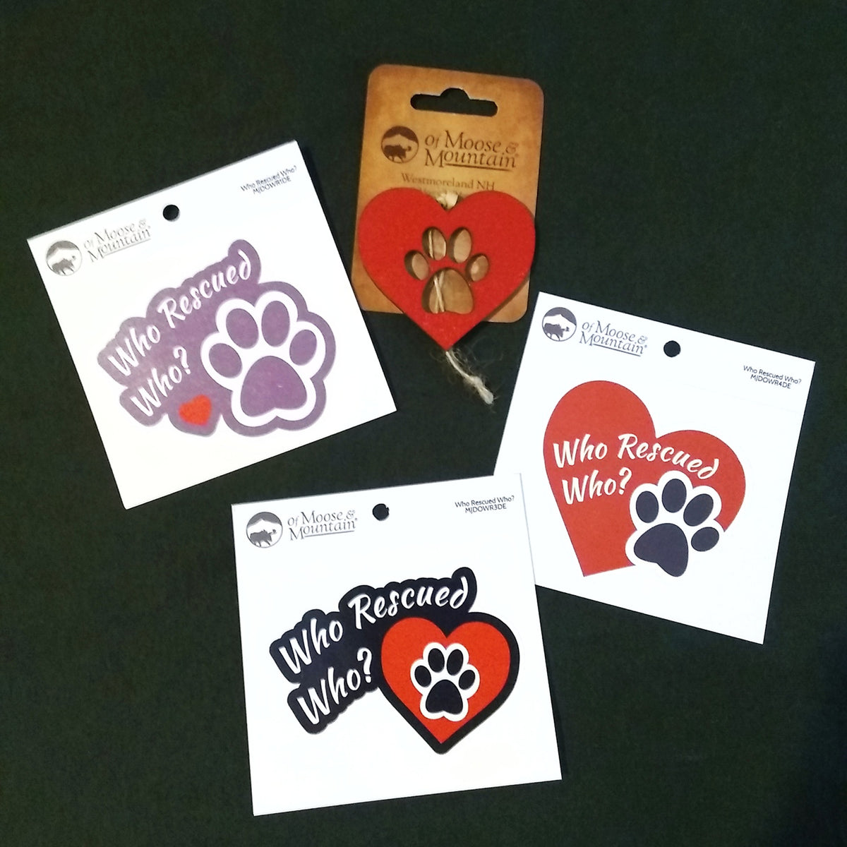 Paw in a Heart  Ornament