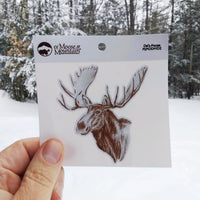 Del's Moose Sketch Sticker