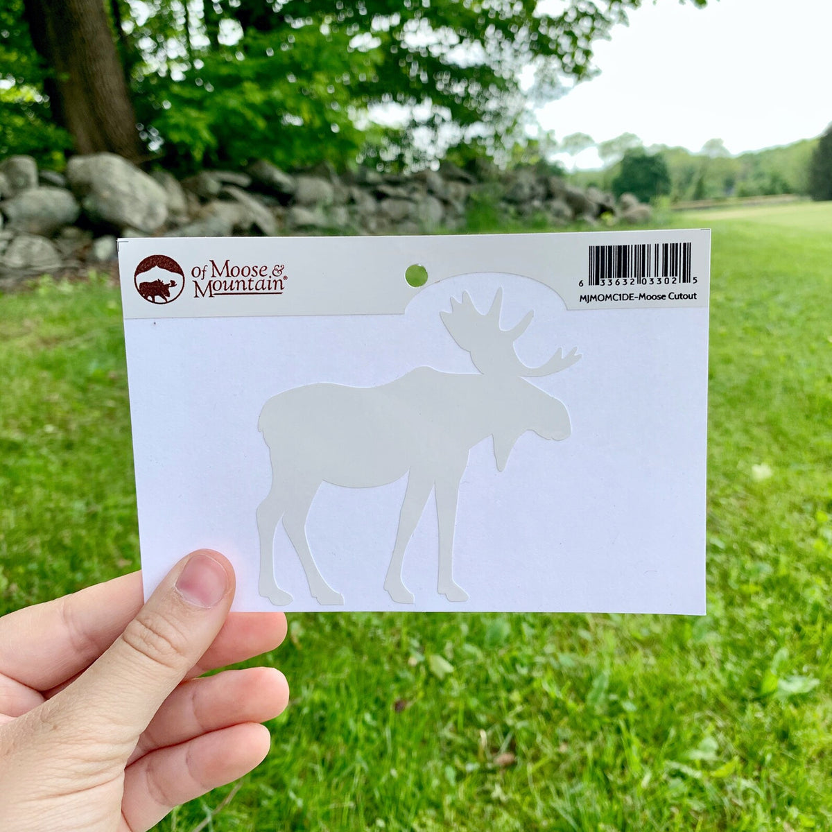 Moose Cutout Sticker