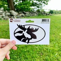 Moose Family Sticker
