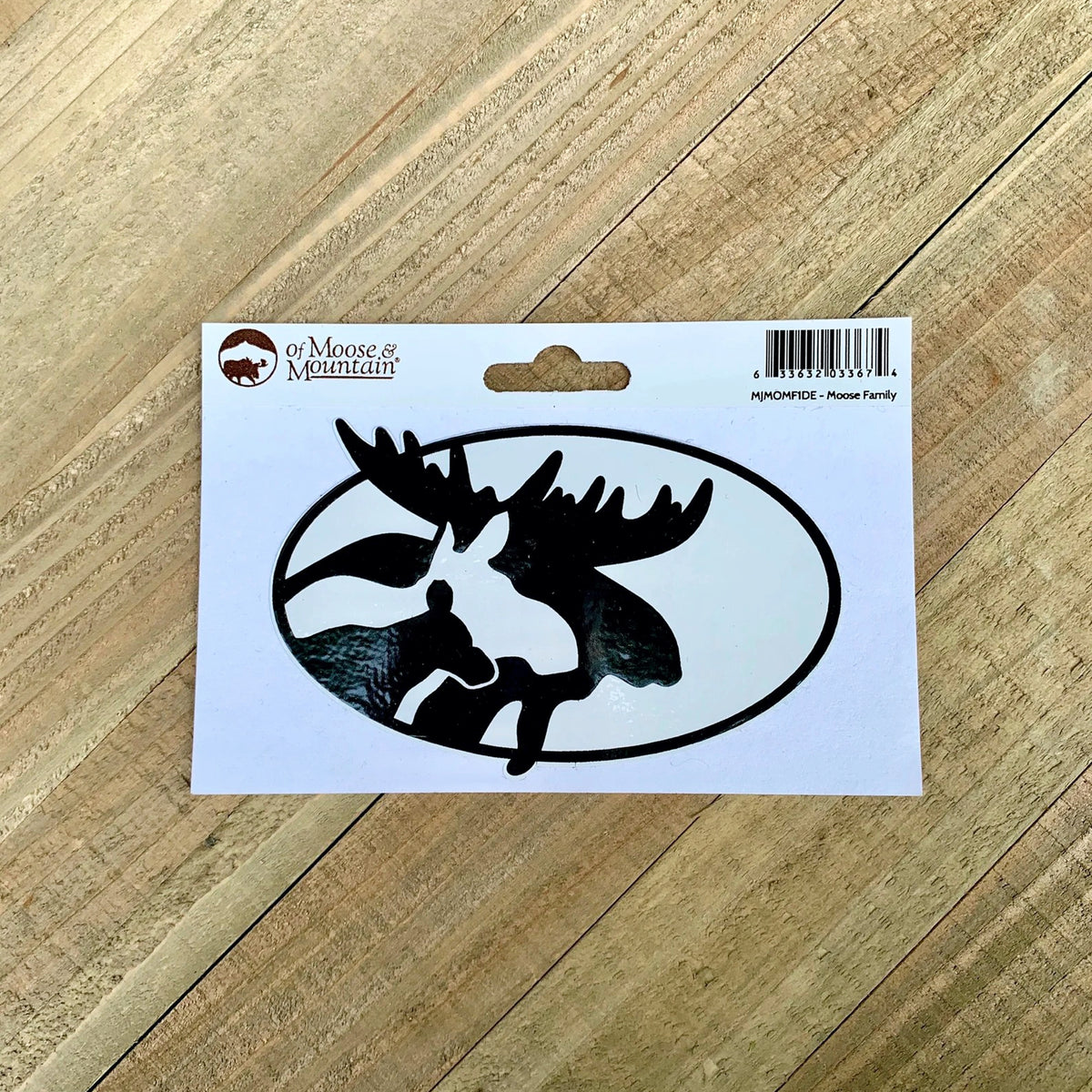 Moose Family Sticker
