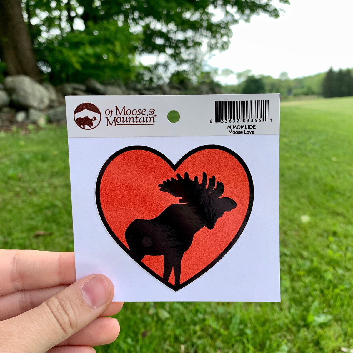 Moose Love Sticker