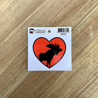 Moose Love Sticker