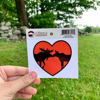 Moose Love Couple Sticker
