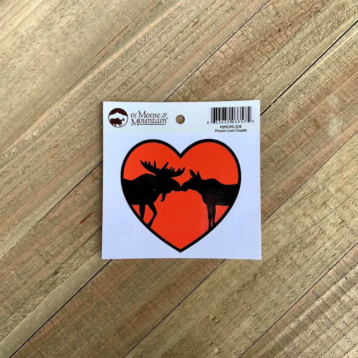 Moose Love Couple Sticker