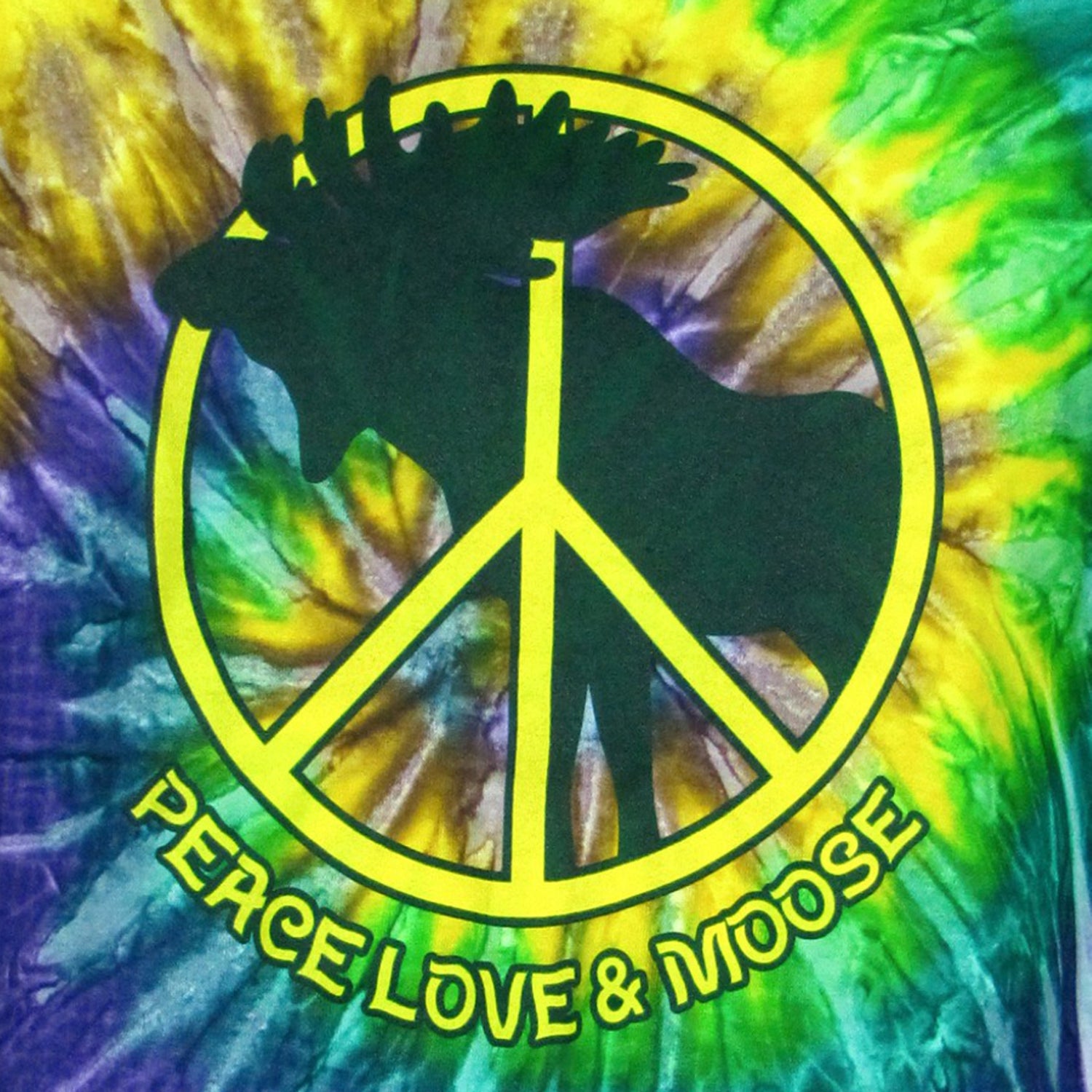 Peace Love & Moose Men's T-Shirt