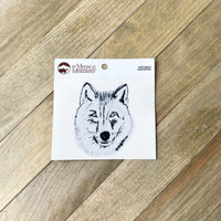 Wolf Sketch Sticker