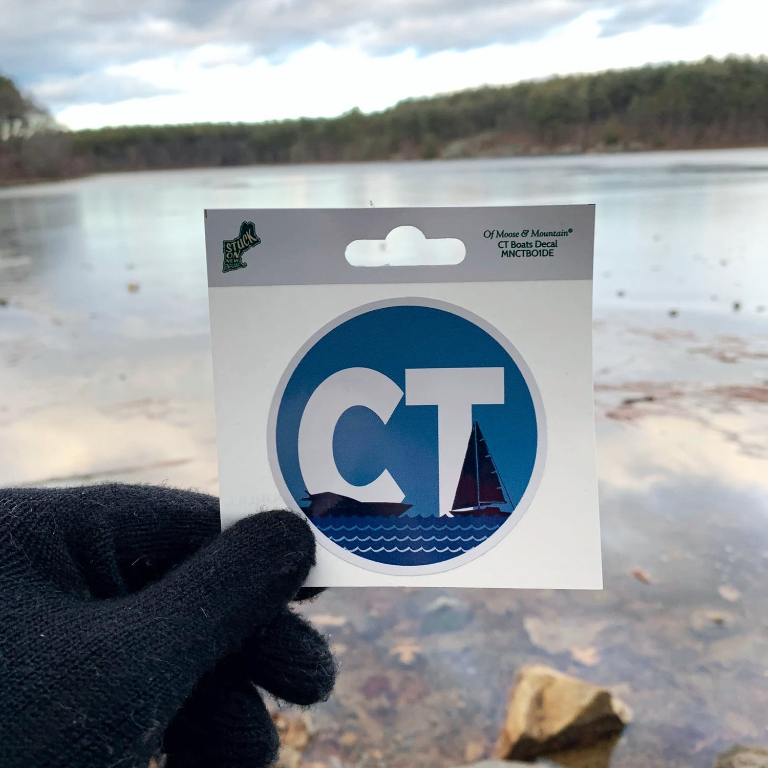 Connecticut CT Boats Sticker