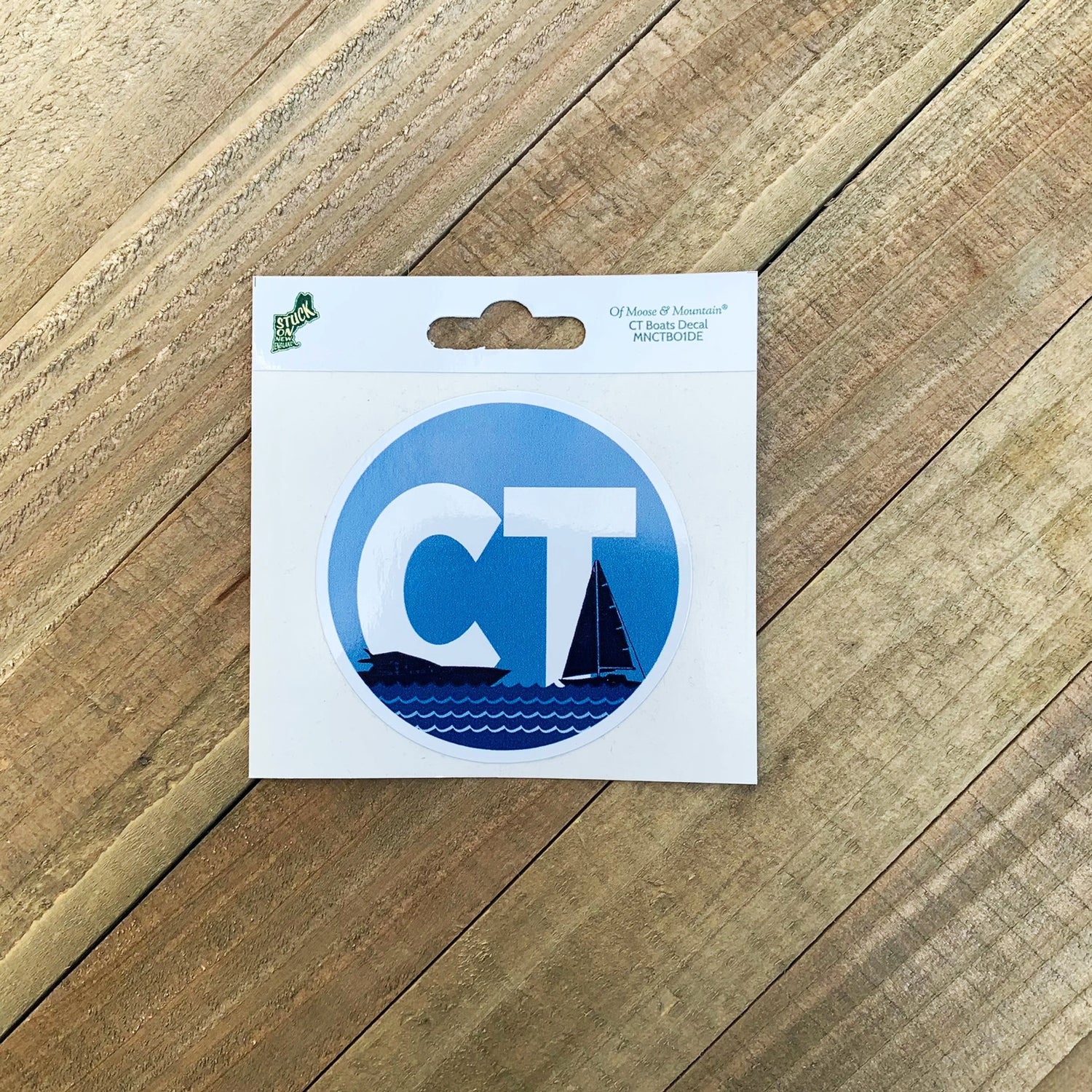 Connecticut CT Boats Sticker