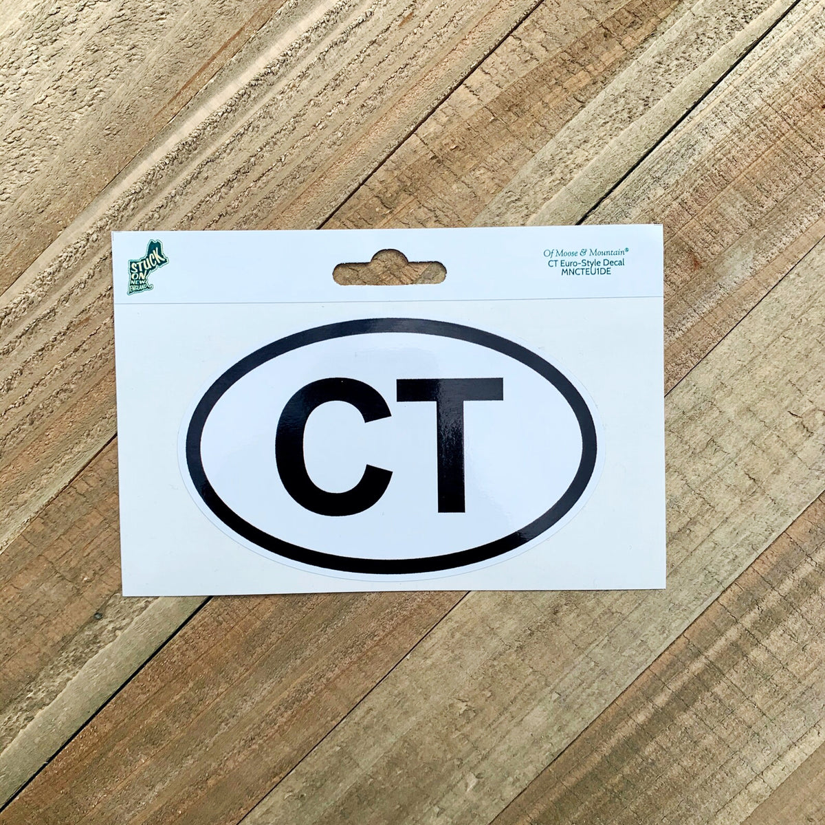 Connecticut CT Euro-Style Sticker