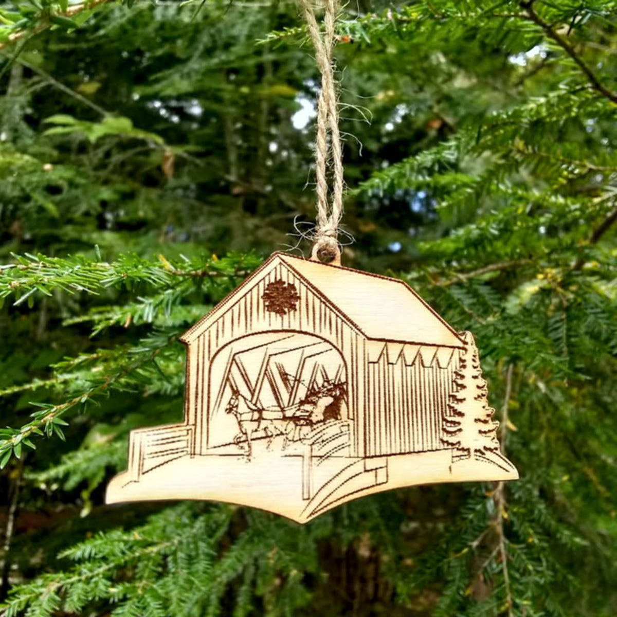 Covered Bridge Ornament