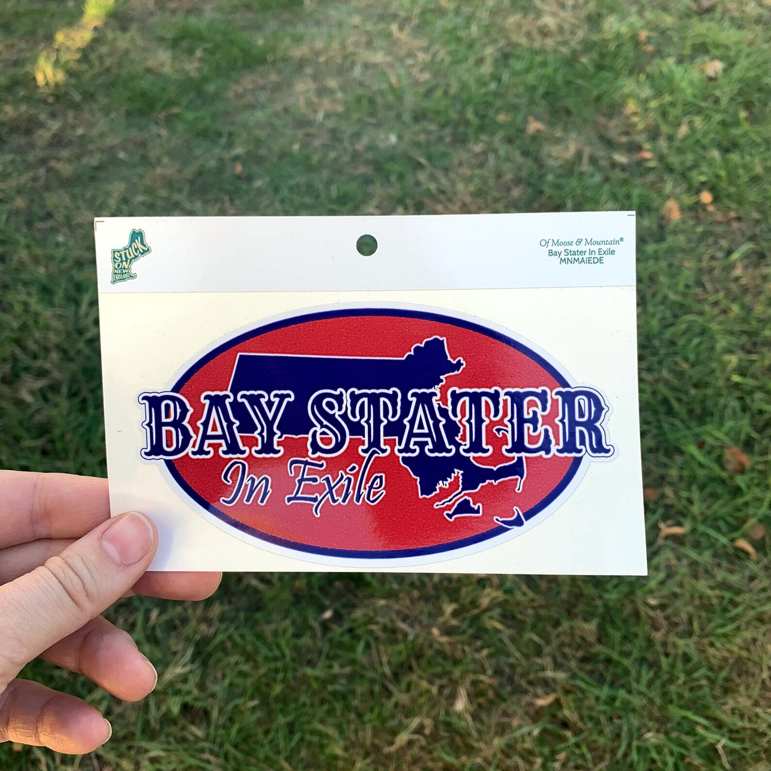 Bay Stater in Exile Sticker