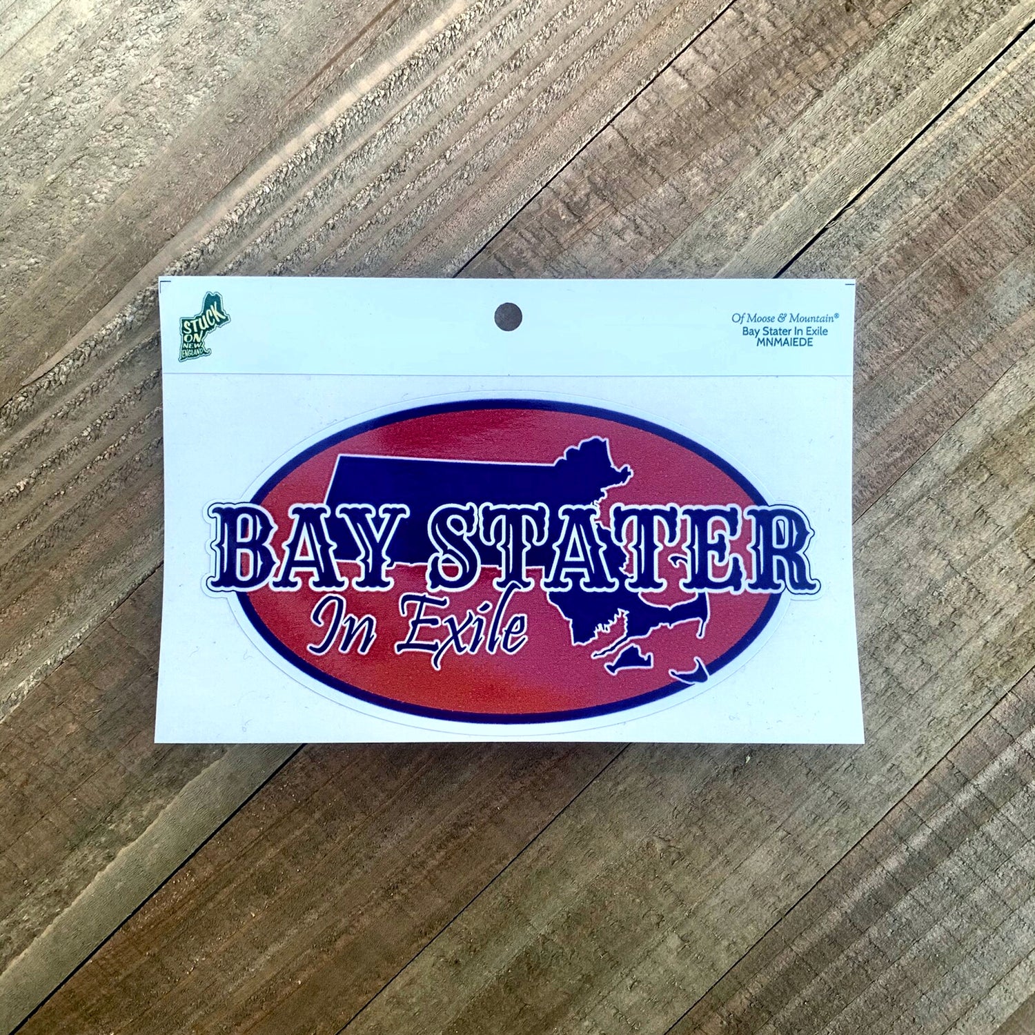 Bay Stater in Exile Sticker