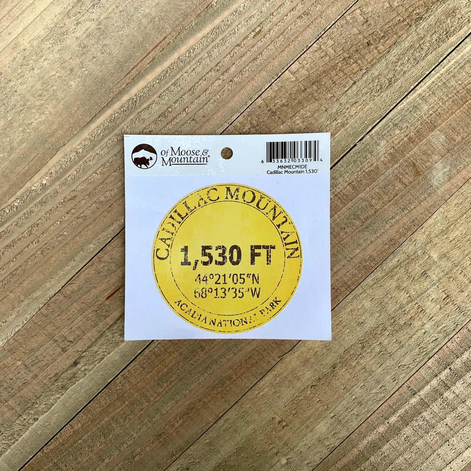 Cadillac Mountain 1,530' Sticker