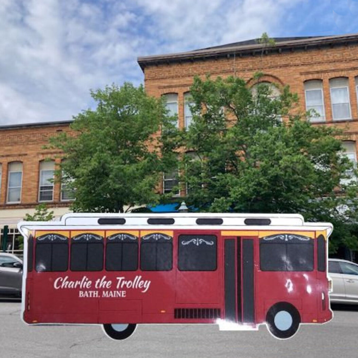 Charlie the Trolley Sticker
