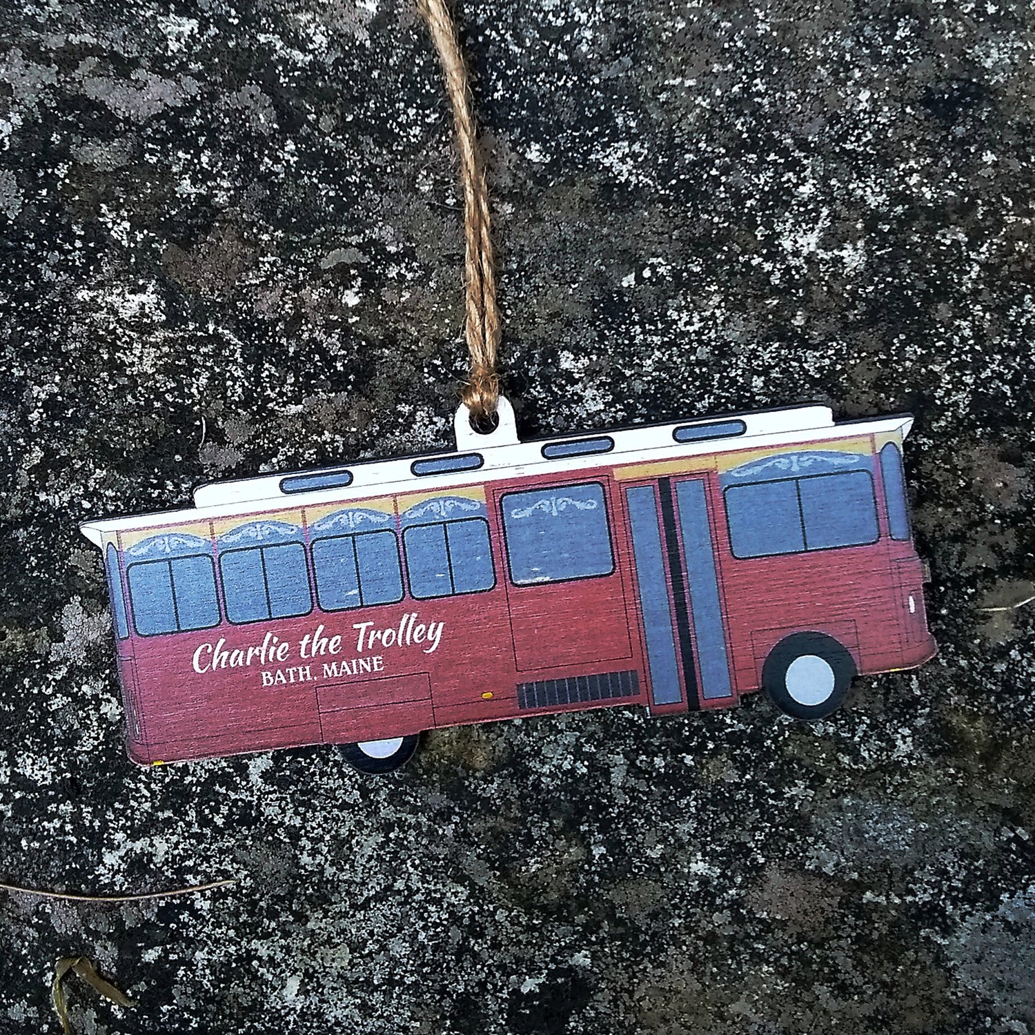 Charlie the Trolley Ornament