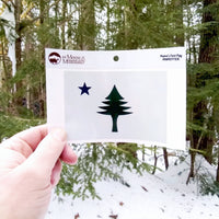 Maine's First Flag Sticker