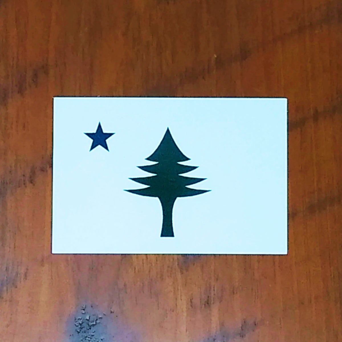 Maine's First Flag Sticker