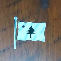 Maine's First Flag Sticker