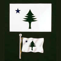 Maine's First Flag Sticker