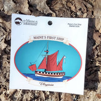 Maine's First Ship Virginia Sticker
