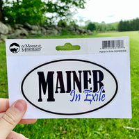 Mainer in Exile Sticker