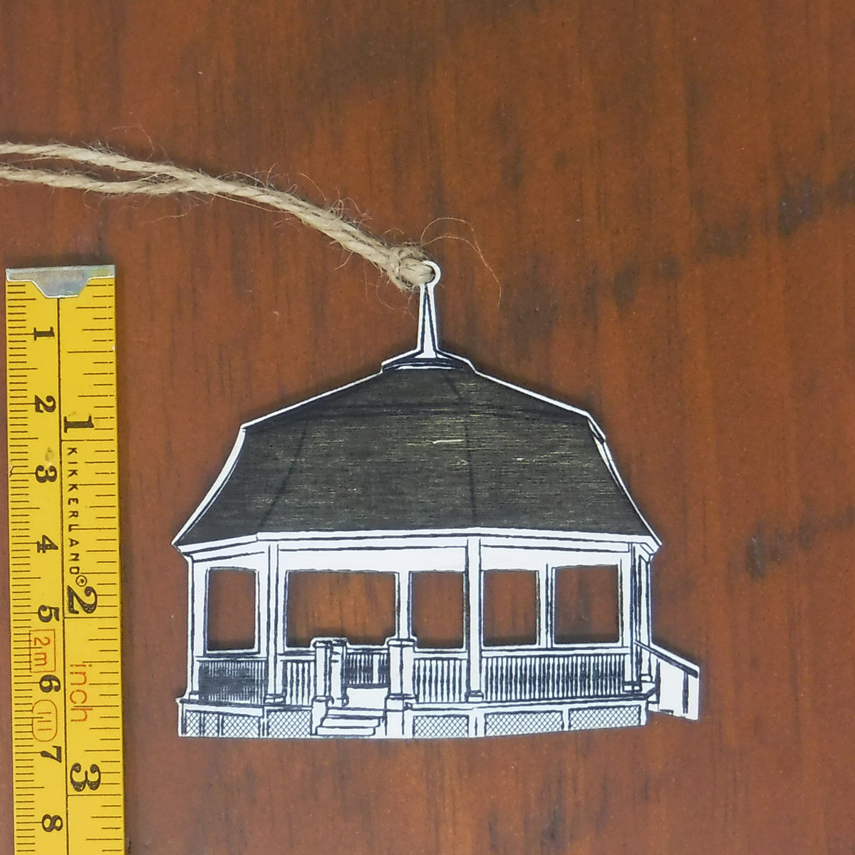 Library Park Gazebo Ornament
