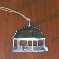 Library Park Gazebo Ornament